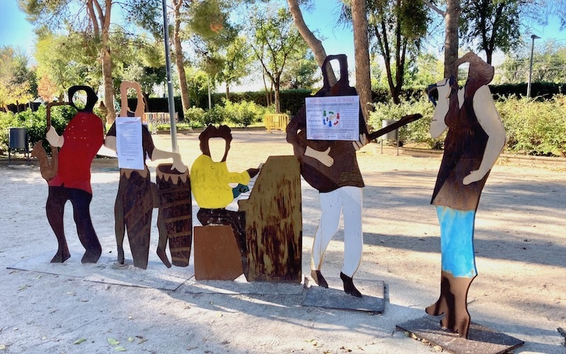 Mercadillo vecinal del trueque, en el Parque de San Isidro de Rivas