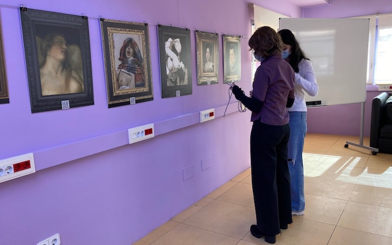 Exposición 'Nos vemos como nos han pintado', en la Casa Feminista de Rivas