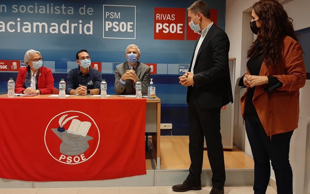 Juan Lobato, nuevo líder del PSOE-Madrid, y el PSOE de Rivas piden más presupuesto para sanidad