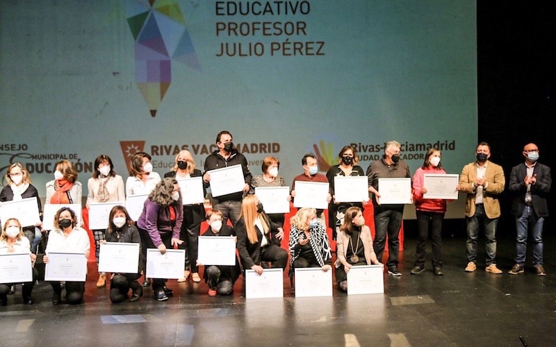 Premios al Compromiso Educativo Profesor Julio Pérez, en Rivas