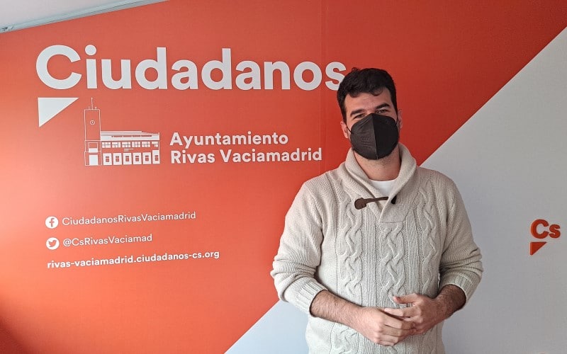 Jorge Badorrey, portavoz de Ciudadanos en el Ayuntamiento de Rivas Vaciamadrid