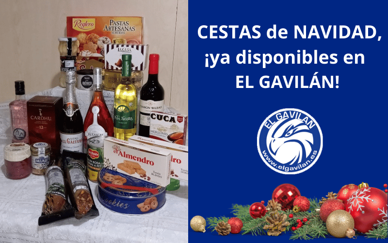 Así son las cestas de Navidad de supermercados El Gavilán, ¡ya disponibles en Rivas!