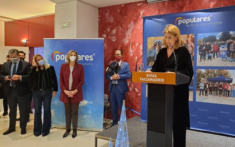 Janette Novo, portavoz del PP en el Ayuntamiento y presidenta del PP de Rivas Vaciamadrid