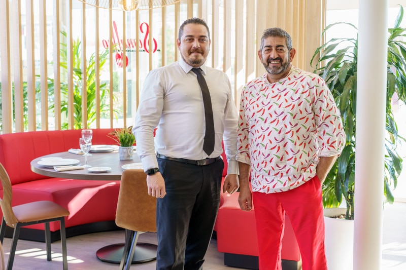 David Maestre y José Luis Trigo, maitre y chef del restaurante Somallao de Rivas Vaciamadrid