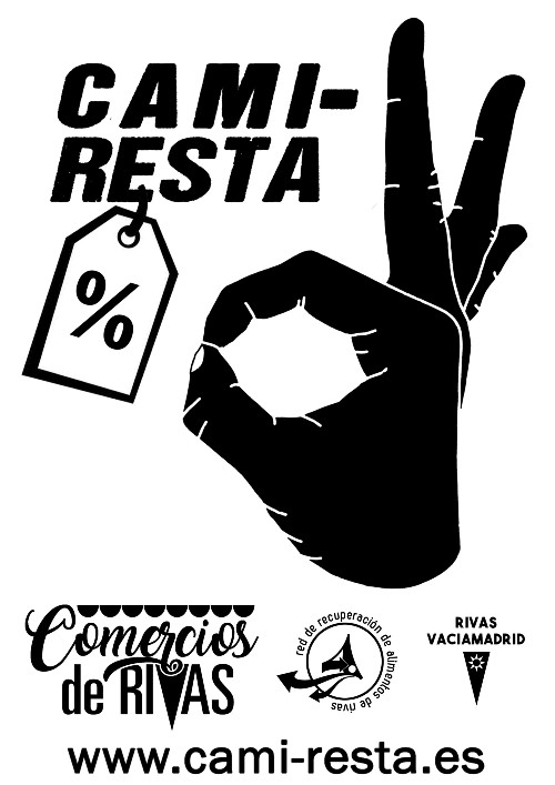 Cartel de la campaña Cami-resta de Comercios de Rivas