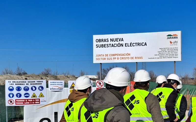 Arrancan las obras de la nueva subestación eléctrica de Rivas, que sustituirá a la de avenida de la Democracia