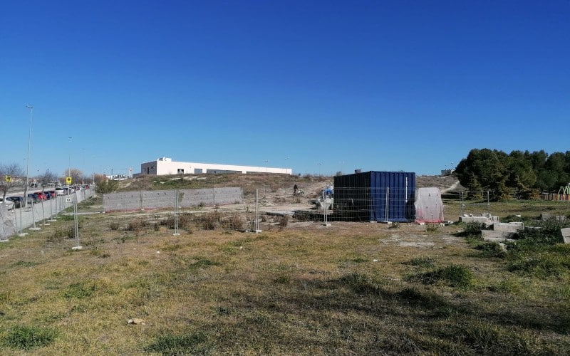 El CEIPSO La Luna, vallado ante el inminente comienzo de las obras