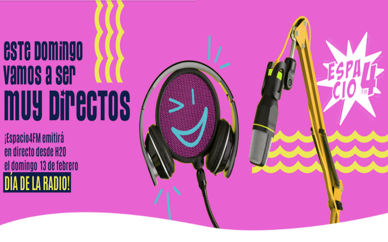 Celebra el Día Mundial de la Radio con Espacio4FM en el H2O de Rivas