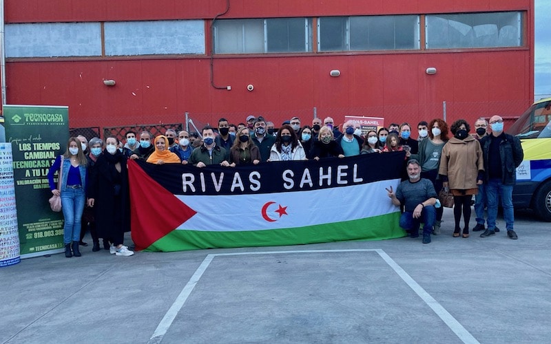 Rivas despide a la XIV Caravana Solidaria con el Sáhara de Rivas-Sahel