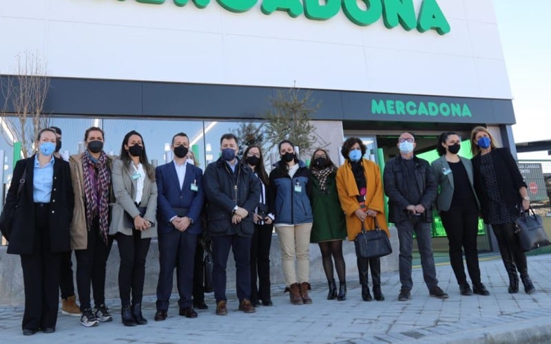 Visita institucional al Mercadona de Rivas Vaciamadrid