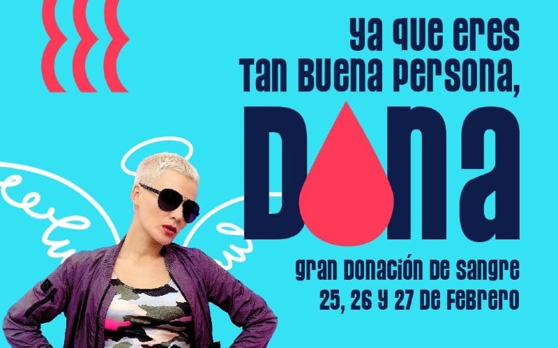 Este fin de semana, nueva campaña de donación de sangre en H2O