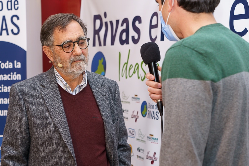 Luis Domercq, consejero de Jarama Desarrollos Inmobiliarios, en las jornadas 'Rivas en la encrucijada: ideas para una ciudad sostenible'