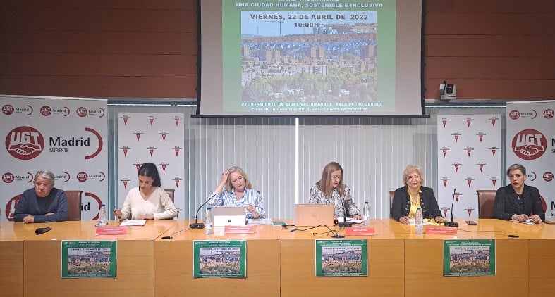 Mesa redonda en las jornadas de UGT en Rivas Vaciamadrid