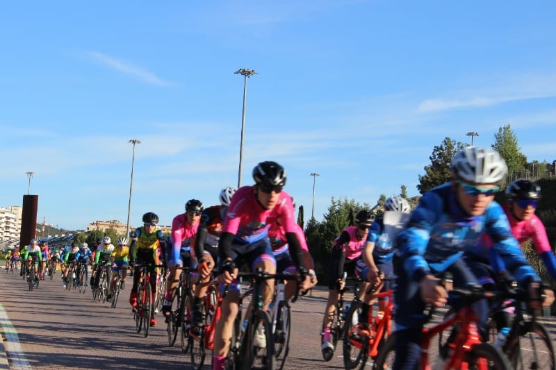 Carrera de la categoría cadete, junto al auditorio Miguel Ríos de Rivas