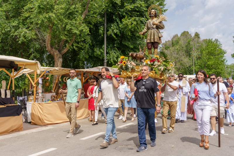 Rivas celebra San Isidro: procesión, rosquillada, rock y feria en el domingo de Fiestas 2022