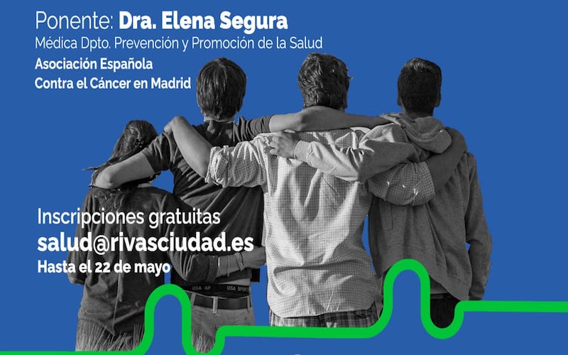 ‘¿Sabes qué fuman l@s jóvenes?’: nueva conferencia en Rivas por Elena Segura