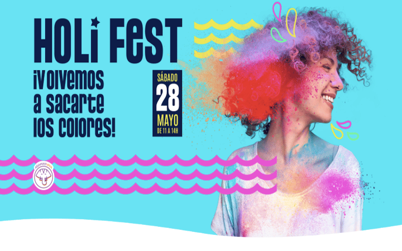 Regresa Holi Fest al H2O de Rivas: una fiesta de primavera con explosión de colores