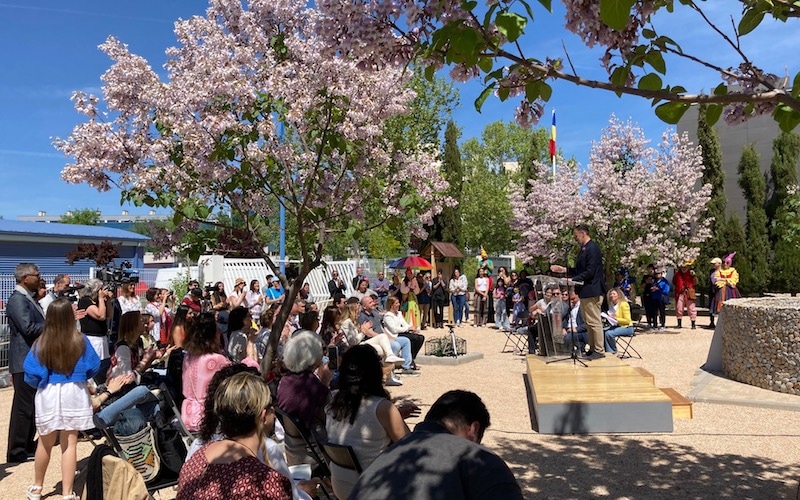 Inauguración Jardín de la Paz, en el Centro Soka Gakkai de Rivas Vaciamadrid