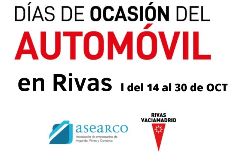 Los Días de Ocasión del Automóvil vuelven a Rivas: abierto el plazo de inscripción para concesionarios