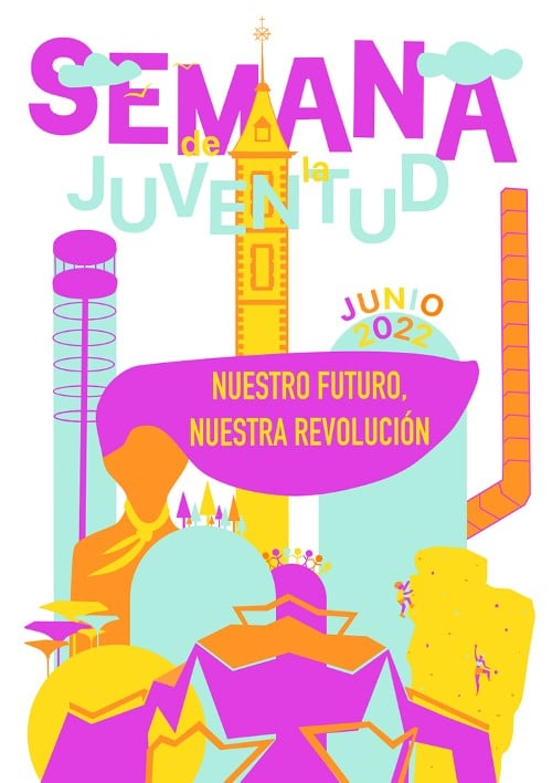 Cartel promocional de la Semana de la Juventud 2022
