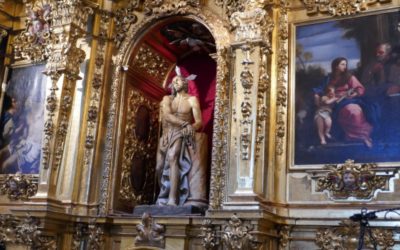 El retablo del Cristo de Rivas recupera su esplendor