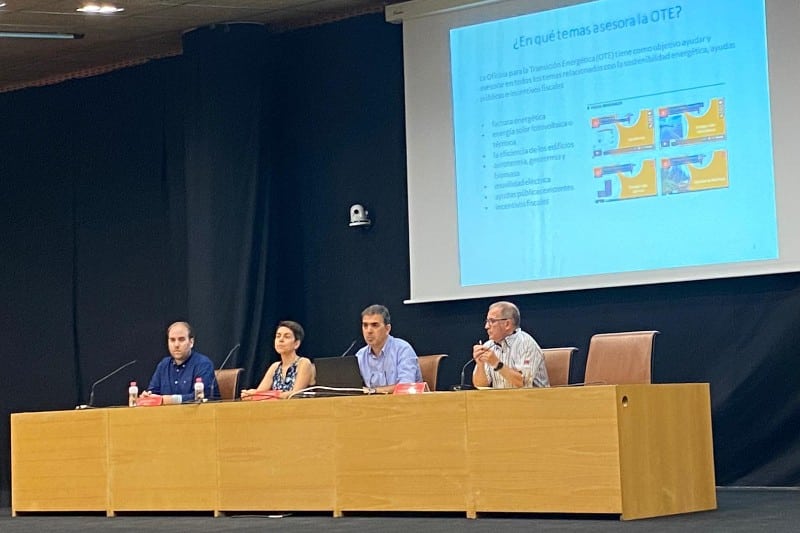 Un momento de la jornada informativa 'Rivas, comunidades energéticas’