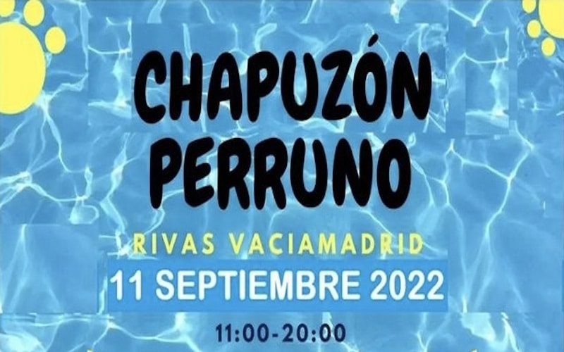 Vuelve a Rivas el ‘Chapuzón perruno’ del verano 2022