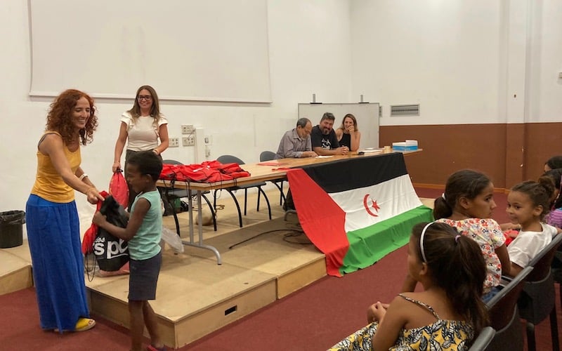 Despedida campamentos de niños y niñas saharauis, en la Casa de Asociaciones de Rivas Vaciamadrid