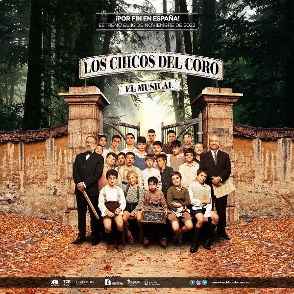 Cartel oficial del musical  ‘Los Chicos del Coro’