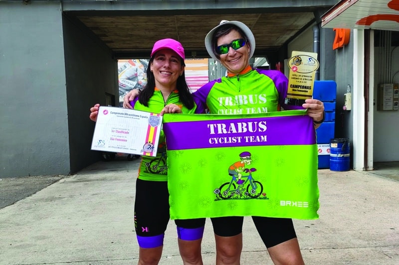 Almudena Ruiz, vecina de Rivas, campeona de España de ultraciclismo