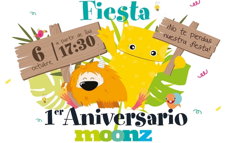 Moonz Rivas celebra su 1º aniversario con animación, talleres y muchas sopresas