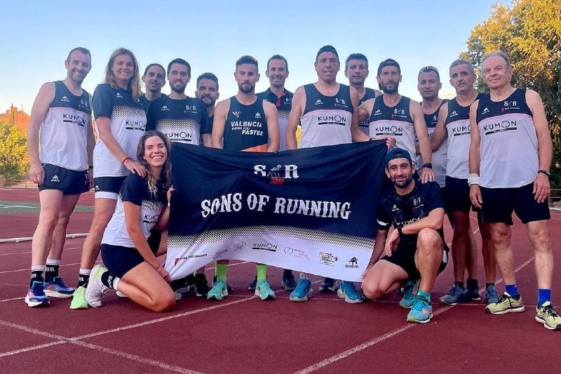 Integrantes del club de atletismo ripense ‘Sons of running Rivas’