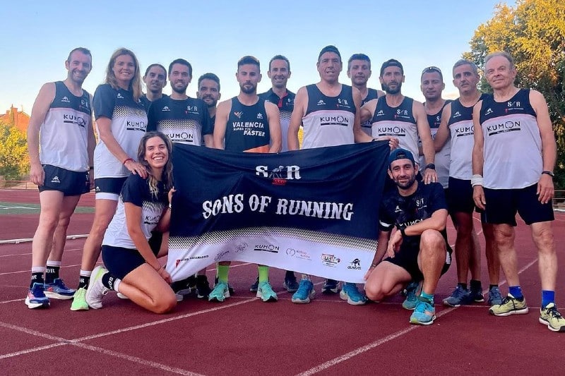 Integrantes del club de atletismo ripense ‘Sons of running Rivas’
