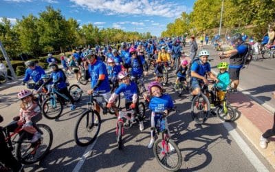 Cientos de familias celebran la Fiesta de la Bicicleta en Rivas