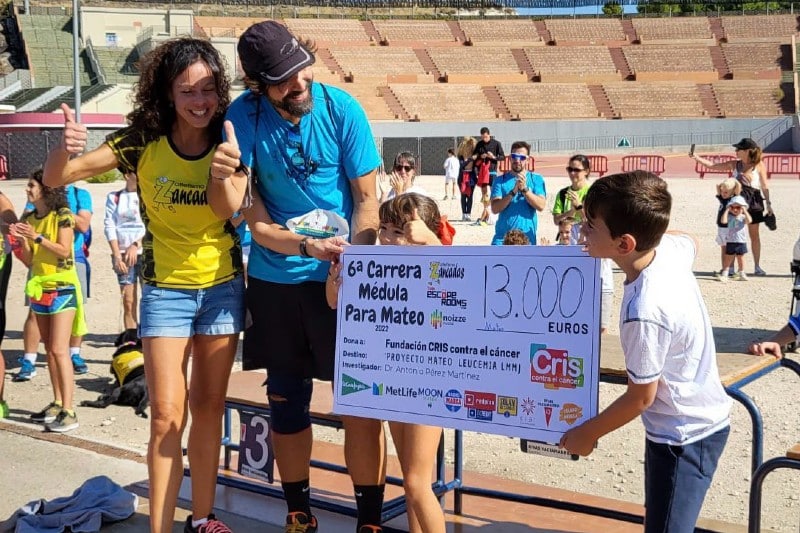 13.000 euros recaudados en Rivas para la investigación del cáncer infantil por la carrera solidaria Médula para Mateo