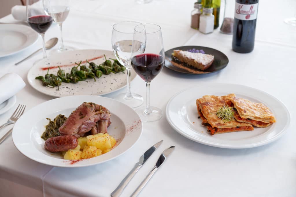 Menú gallego restaurante Somallao Rivas