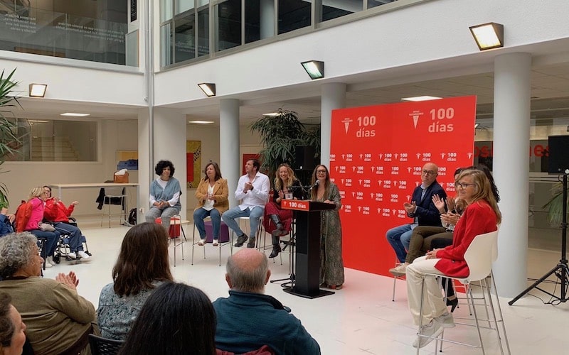 Acto de rendición de cuentas de la alcaldesa de Rivas, Aída Castillejo, junto a su equipo de Gobierno, en el Centro Cultural García Lorca de Rivas