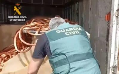 Desarticulada una red de robo de cable de cobre que operaba en Rivas y otras ciudades españolas