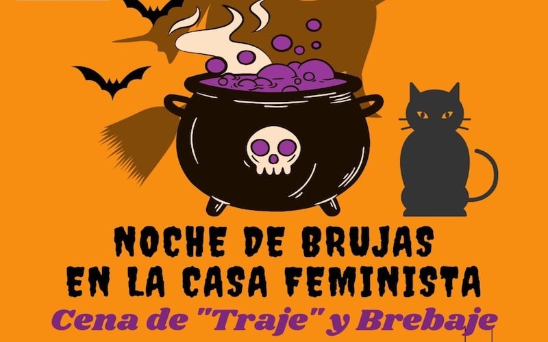 Noche de brujas en la Casa Feminista de Rivas