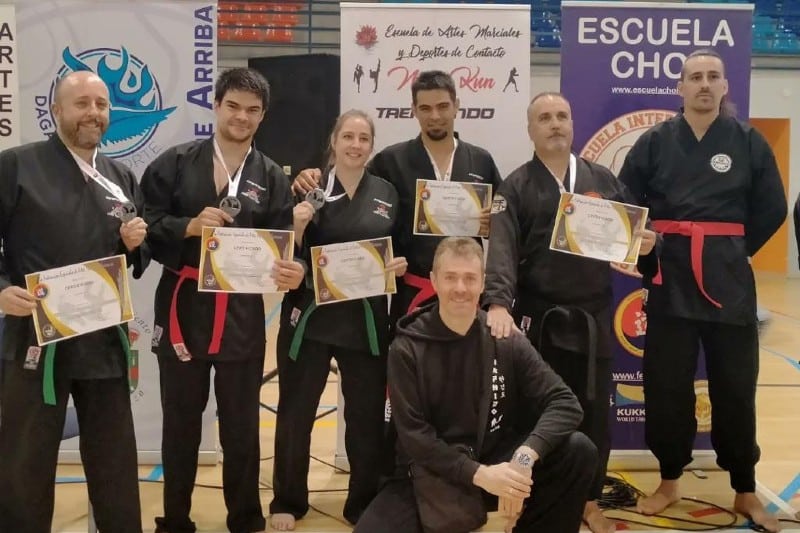 Los deportistas del Nam Kun Rivas logran 29 medallas en el campeonato de España de Taekwondo Kukkiwon, Combate KSC y Hapkido