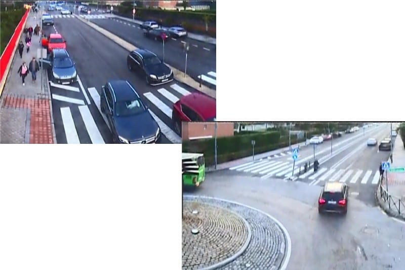 Entorno del colegio Luyfe sobre las 9:05 del 19 de diciembre