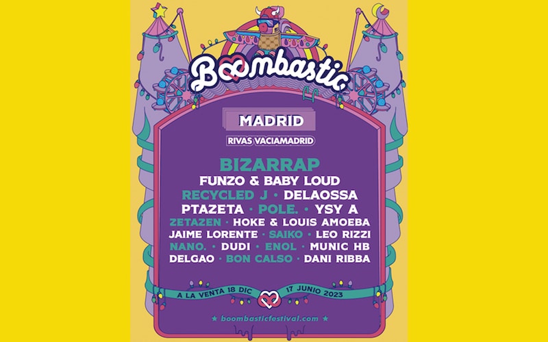 Bizarrap encabeza el Boombastic Festival 2023 en Rivas