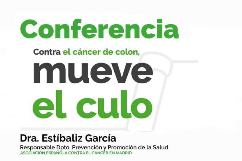 Conferencia ‘Contra el cáncer de colon, mueve el culo’ en el centro de mayores El Parque