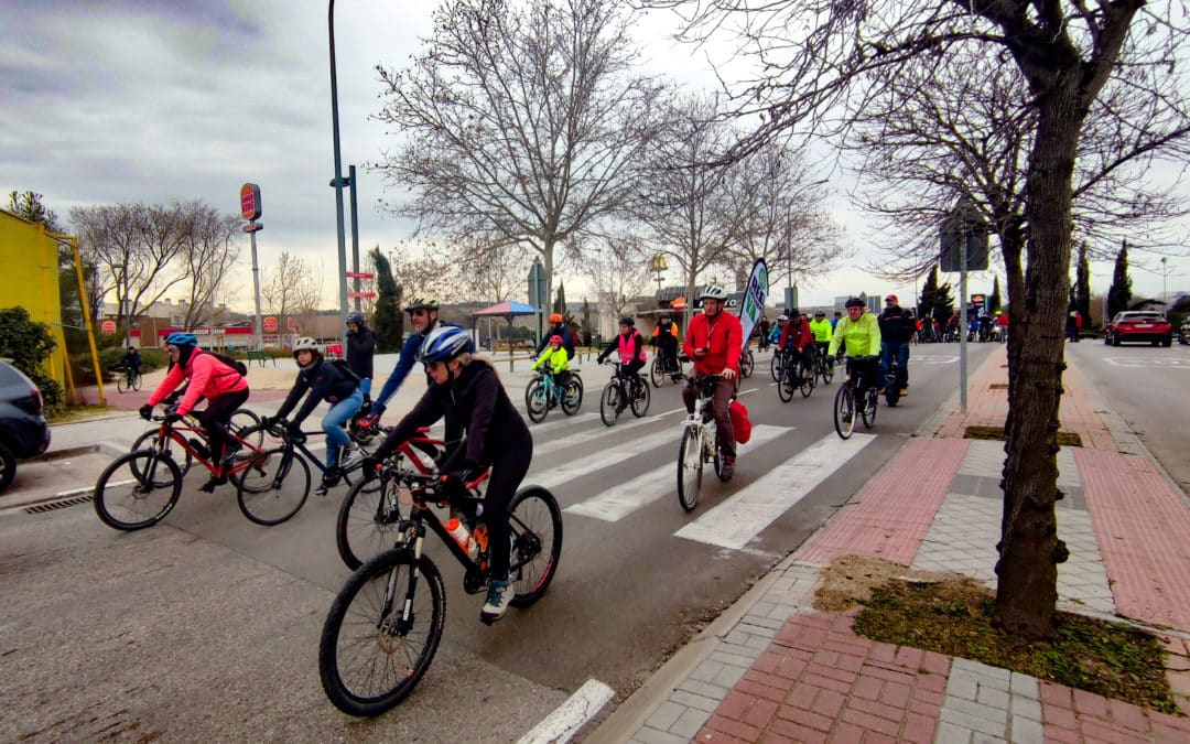 Una ‘bicifestación’ marcha de Madrid a Rivas para reclamar más espacio para la bicicleta