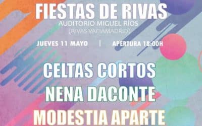 Celtas Cortos, Nena Daconte o Xoel López, nuevas confirmaciones musicales en las Fiestas de Rivas