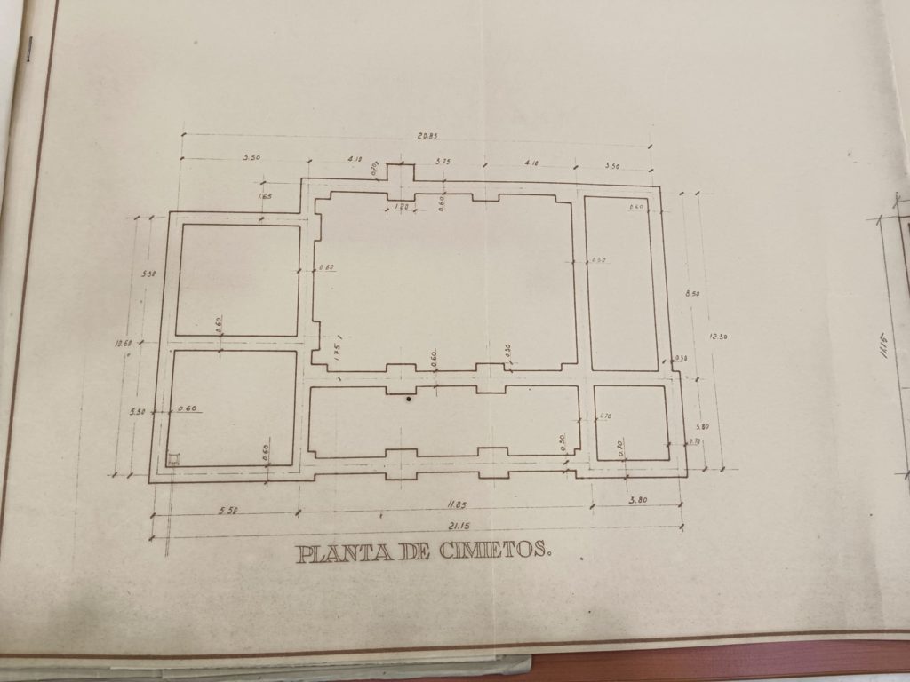Planos de la parroquia de San Marcos de Vaciamadrid (fuente: Diario de Rivas)