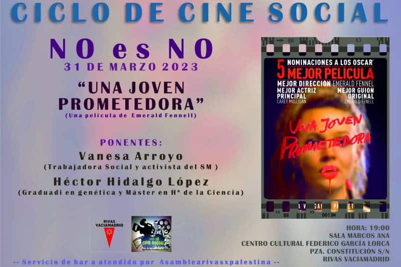 Tercera sesión del Ciclo de Cine Social de Rivas: ‘Una joven prometedora’