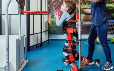 Una empresa de Rivas, premiada por diseñar un innovador exoesqueleto para niños que no pueden caminar