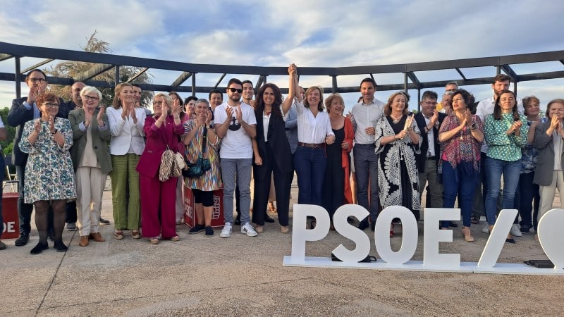 Presentación de la candidatura del PSOE de Rivas Vaciamadrid 2023, con Mónica Carazo, Juan Lobato y Pilar Alegría