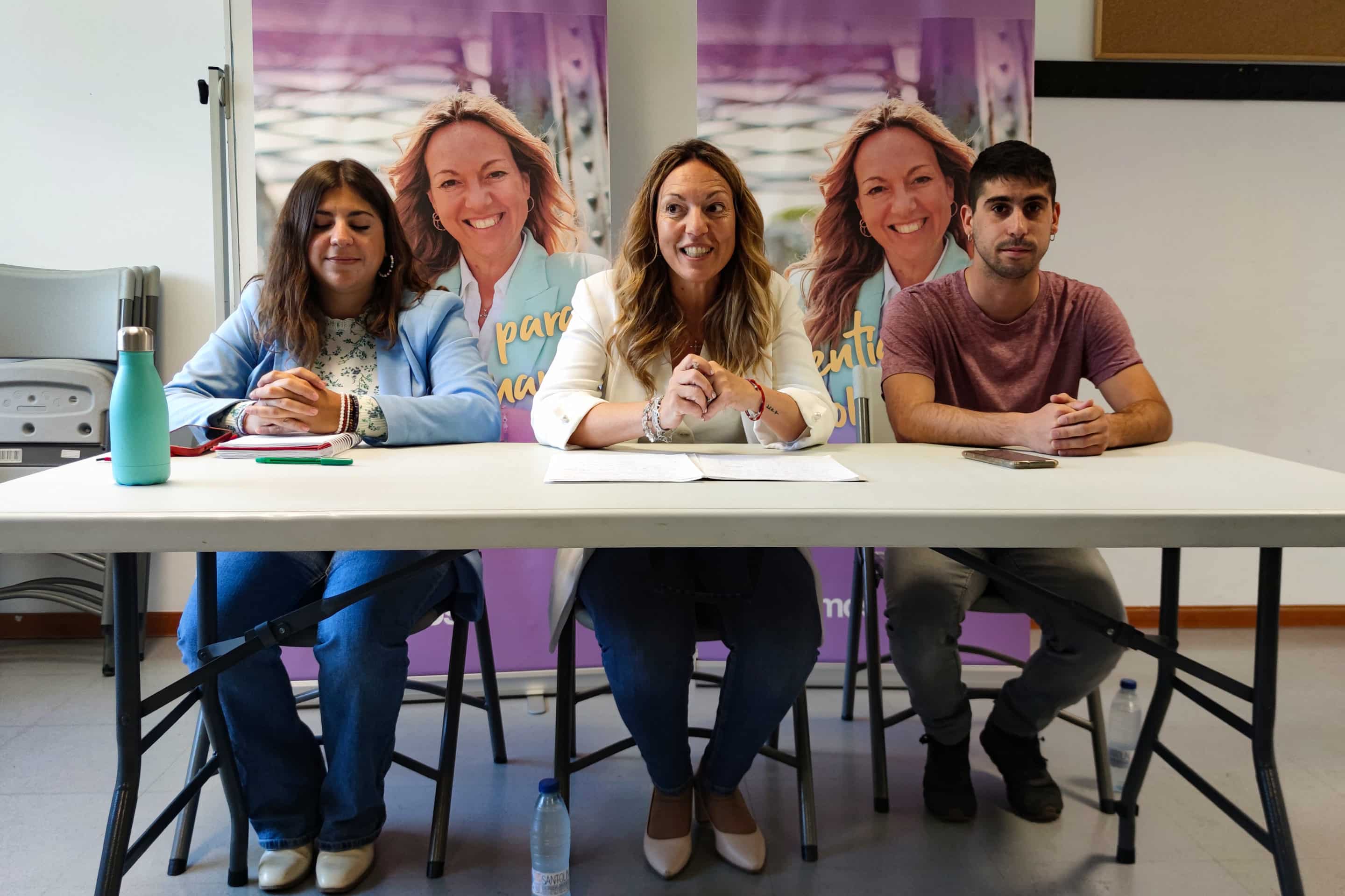 Acto de presentación de la candidatura de Podemos Rivas